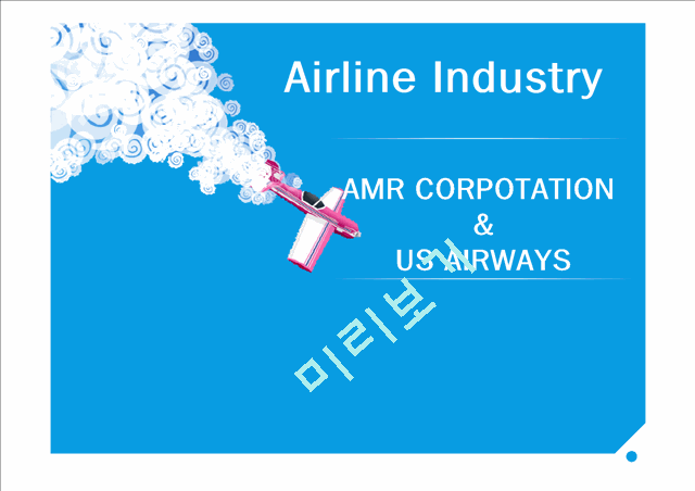 항공산업분석(AMR CORPOTATION & US AIRWAYS)   (1 )